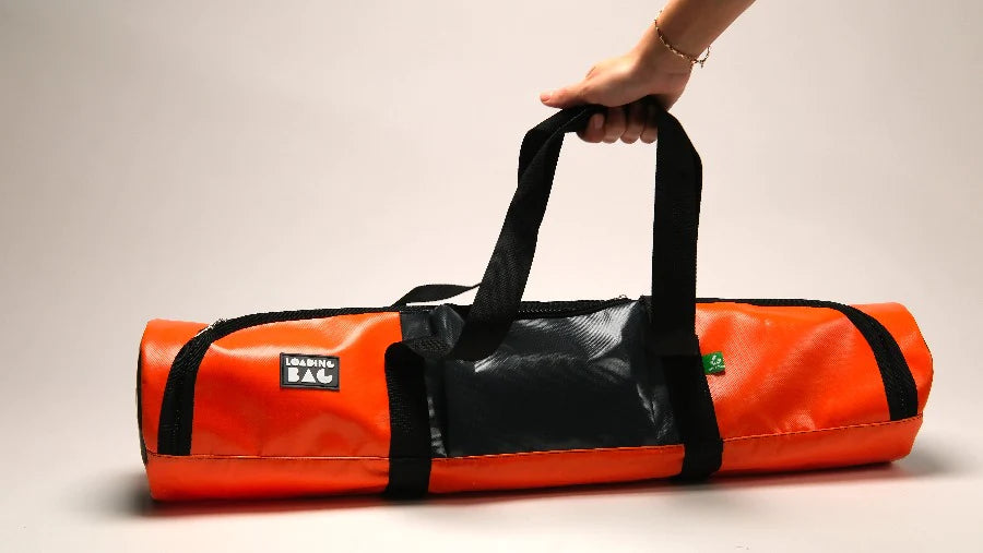 Orange - Black Yoga Mat Bag