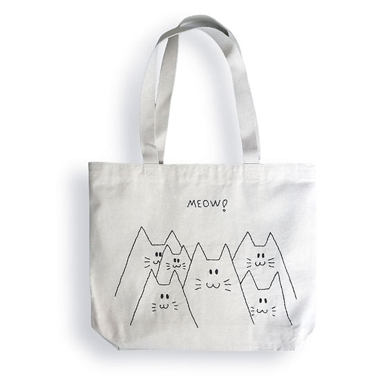 Meow Large Tote Çanta