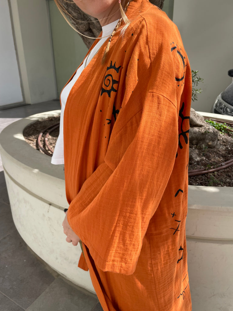 Stouff Orange Kimono