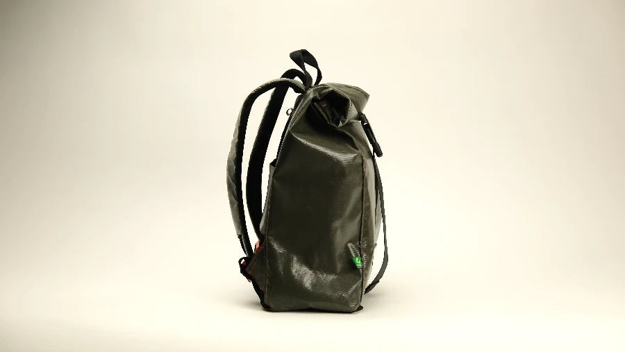 Green Urban Rolltop Backpack