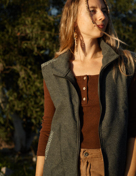 Rock wool vest