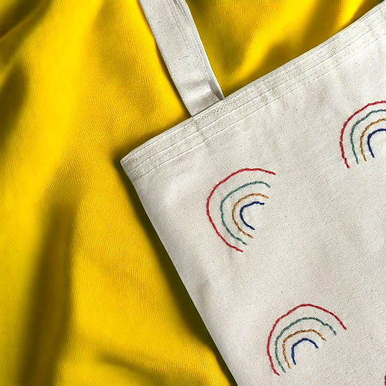 Rainbow Tote Çanta