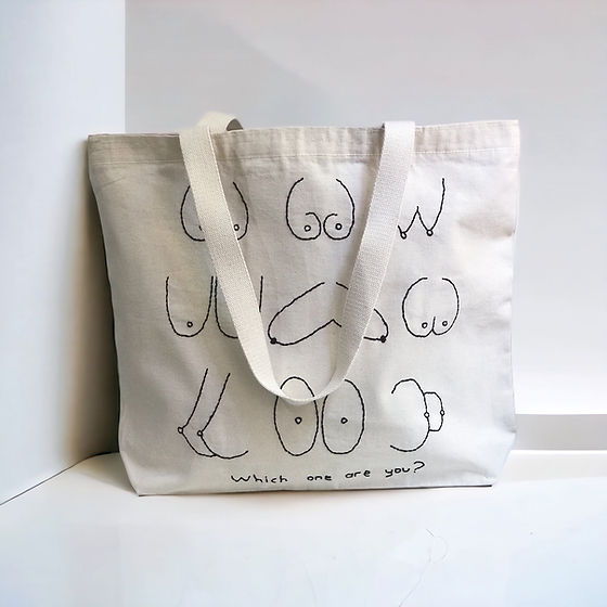 Which One Are You Large Tote Bag