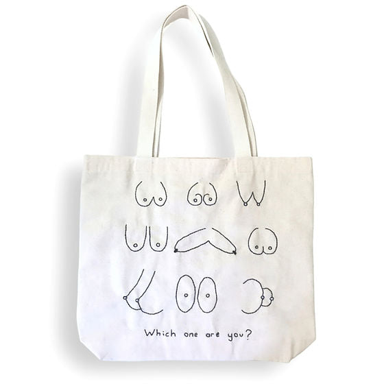 Which One Are You Large Tote Bag