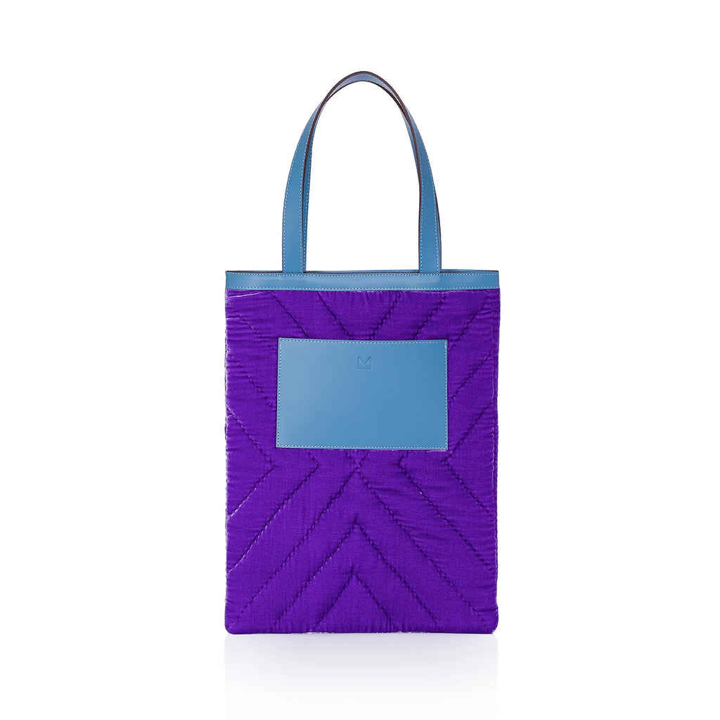 Şükran Tote Bag Purple Silk Velvet